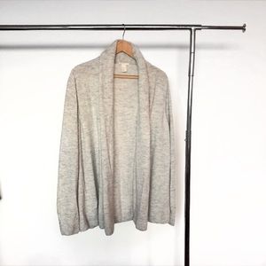 H&M SOFT GREY CARDIGAN - M